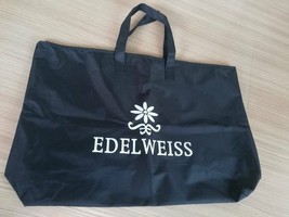 Large EDELWEISS Shopping Bag, Canvas &amp; zip, size 46*43 *14 cm not includ... - £18.49 GBP
