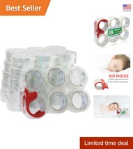 Clear Silent Packing Tape - 36 Heavy Duty Rolls with Free Dispenser for ... - $101.62