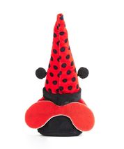 Lady Bug Gnome Pocket Sized Plush Figurine Red 9" High  Romero is a Friend image 3