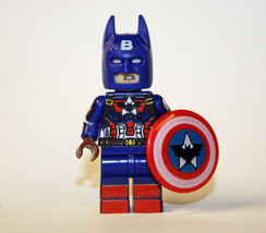 Building Toy Batman X Captain America DC Marvel Comic Minifigure US - £5.27 GBP