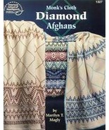 DRG Publishing American School: Monk&#39;s Cloth Diamond Afghans - £31.89 GBP