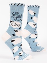 Blue Q Socks - Womens Crew - In Loving Memory Of Sleep - Size 5-10 - £10.46 GBP