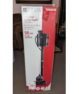 Utilitech 148137 Thermoplastic Pedestal Sump Pump 1/3 HP 58GPM 115V 1964546 - $174.57 CAD