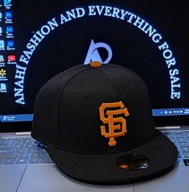 MLB-San Francisco Giants 59FIFTY Fitted New Era Black/Orange Hat  New - $494.95 MXN