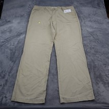 Gap Pants Mens 36 Khaki Twill Flat Front Mid Rise Straight Leg Casual Bo... - £20.14 GBP