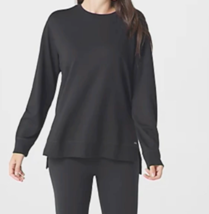 zuda Z-Knit French Terry Pullover Sweatshirt- BLACK, MEDIUM #A371835 - £17.54 GBP