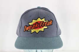 NOS Vintage 90s Rollerblade Company Tweak Freak Spell Out Strapback Hat Cap - $197.95