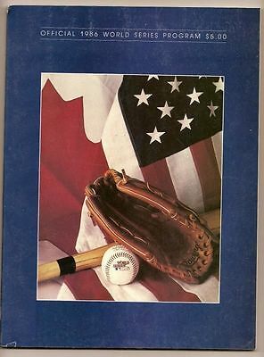 Primary image for 1986 World Series Program Mets Redsox