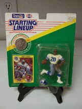 Starting Lineup 1991 Collector Coin Edition Figure Card Barry Sanders  NEW - £13.99 GBP