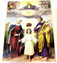 The Love of God- Blessed Mary, Jesus &amp; St Joseph 16&quot; x `12&quot; Canvas, New ... - $24.74