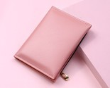 On luxury women s wallet solid color leather pu hasp zipper short purse small card thumb155 crop
