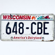  United States Wisconsin Dairyland Passenger License Plate 648-CBE - $16.24 CAD