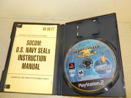 PLAYSTATION 2- SOCOM U.S. NAVY SEALS --- DISC MANUAL CASE - £4.67 GBP