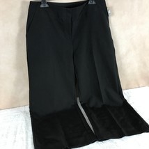 Simply Styled Women&#39;s Black Cropped Wide Leg Dress Pants Nwt 10 - £11.17 GBP