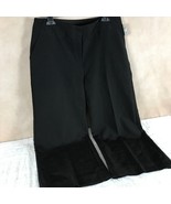 SIMPLY STYLED Women&#39;s Black Cropped Wide Leg Dress Pants NWT 10 - £11.36 GBP