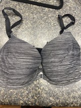 Victoria’s Secret Bra 34D Body By Victoria Perfect Shape Underwire Gray - $11.88