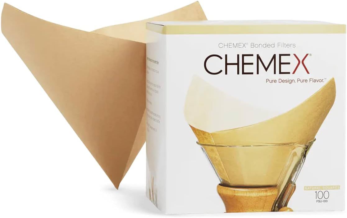 Chemex Natural Coffee Filters, Square, 100Ct - Exclusive Packaging - $37.99