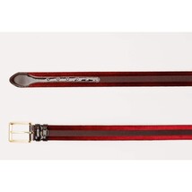 The Pontalto Burgundy Leather Belt image 5