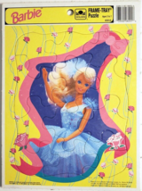 Barbie 1993 Golden  Frame-Tray Puzzle - £9.71 GBP