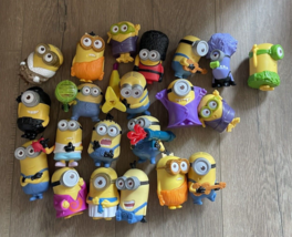 McDonald&#39;s Happy Meal Despicable Me Minions Figures Toy Lot Of 21 - £39.05 GBP