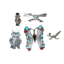 Vintage Navajo/Zuni animal pin collection - £247.66 GBP