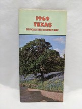 Vintage 1969 Texas Official State Highway Map Brochure - £15.56 GBP