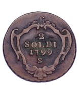 1799-S Italian States Gorizia 2 Soldi XF Condition KM #44 - $224.47 CAD