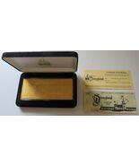DISNEYLAND 24 kt Gold Plated 1955 E-Ticket w/Ticket Book &amp; COA 1366/1955... - $395.99