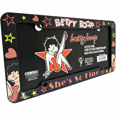 Primary image for Betty Boop She's So Fine License Plate Frame Multi-Color