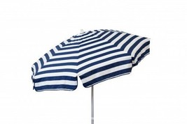 Heininger Holdings 1398 Italian 6 ft. Umbrella Acrylic Stripes Navy And ... - $165.99
