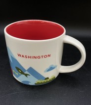 Starbucks Series You Are Here Washington State Red Coffee Mug YAH 2015 - £14.23 GBP