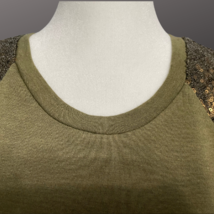 Rachel Roy Army Green Sequins Sleeveless Show Your Love RMHT016803EZ Size XL NWT image 3