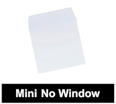 3&quot; Mini Paper CD Sleeves with Flap (No Window) - $10.56+