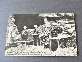 Salvation Army, German Guns, Front Line - France -WORLD WAR I, 1918 Postcard.  - £17.74 GBP
