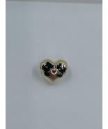 Pre-Owned Pandora Mickey and Minnie Kiss Heart Charm - $27.42 CAD