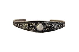 Boho Gypsy Bracelet, DelicateTribal Bangle, Open and Adjustable, Native American - £14.16 GBP