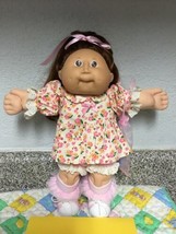 Vintage Cabbage Patch Kid HTF Head Mold #12 Brown Cornsilk Hair Brown Eyes 1986 - £200.45 GBP