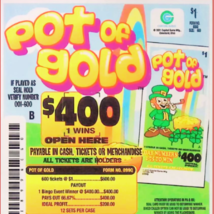 NEW pull tickets Pot of Gold - Seal Cards, Holder Tabs - £67.30 GBP