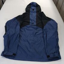 REI Elements RN#37249 Unisex Blue/Black Under Arms Zipper Hooded Jacket Size L image 2