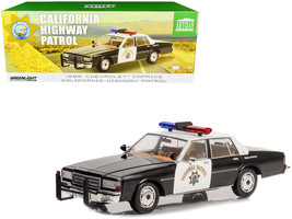 1989 Chevrolet Caprice Police Black and White &quot;California Highway Patrol&quot; &quot;Artis - £75.40 GBP