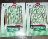 Bobs Brachs Wintergreen Candy Cane Christmas 5.3 oz 24-Canes ~ 2-Pack ~ ... - £15.23 GBP