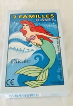 Disney 7 Familles Game Cards (French) Little Mermaid Mickey Donald Vintage - £22.13 GBP