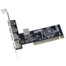 New USB 2.0 5 PORT (4+1) PCI HUB CARD HIGH SPEED ADAPTER 480MB for PC Wi... - £13.64 GBP
