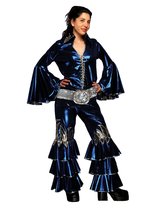 Women&#39;s 1970s Disco Queen Rock Star Costume- Sold Separately (Large, Blue) - £319.73 GBP