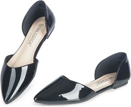 Pointed Toe Ankle Strap Flat Shoes - £45.05 GBP