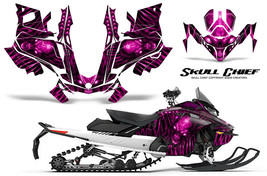 SKI-DOO GEN 4 MXZ SUMMIT SNOWMOBILE SLED CREATORX GRAPHICS SKULL CHIEF PINK - £237.36 GBP