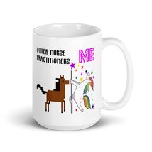 NP Nurse Practitioner Funny Unicorn Coffee &amp; Tea Mug 15 oz Ceramic - £19.92 GBP