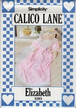 Simplicity 3203 Oop 28&quot; Girl Cloth Doll Pattern For Doll &amp; Outfit - Uncut 1992 - £5.58 GBP