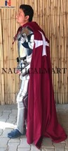 Medieval Templar Knight Suit of Armour W/Tunic Wearable Halloween Costume - £798.55 GBP