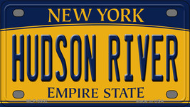 Hudson River New York Novelty Mini Metal License Plate Tag - £11.95 GBP